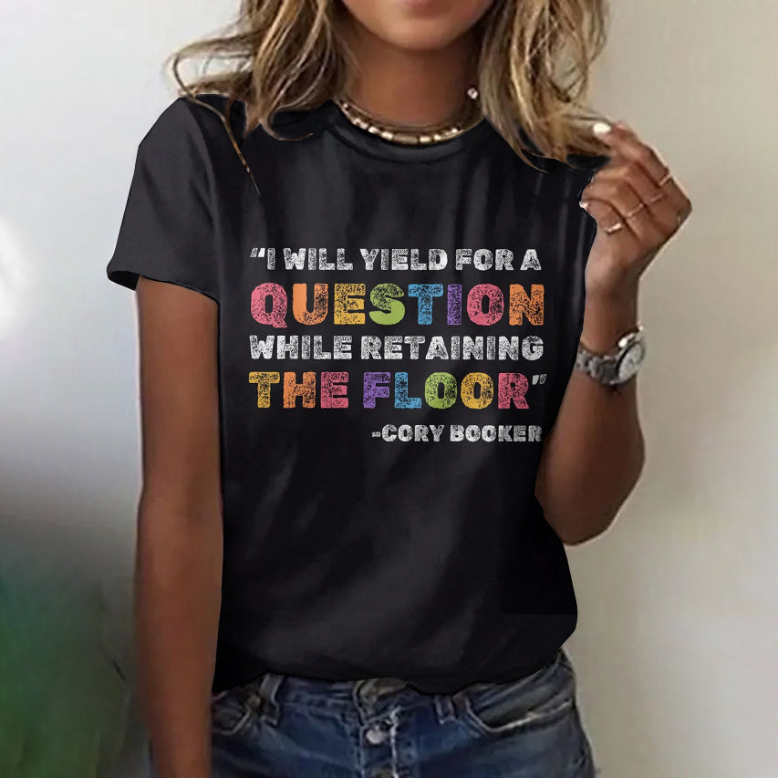 Women's Fdt Hold The Floor Printed Short-sleeved T-shirt elevenforest