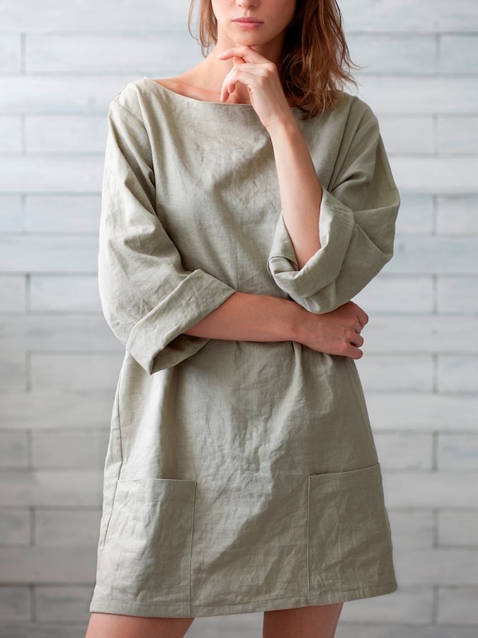 Women's Oversized Linen Top