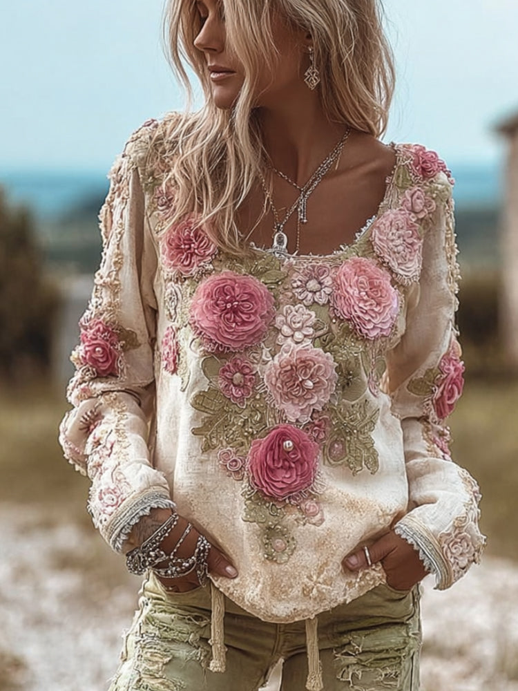 Timeless Vintage Style Top