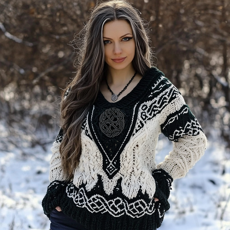 Gracefully Designed Sweater