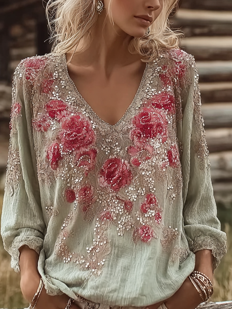 Timeless Vintage Style Top