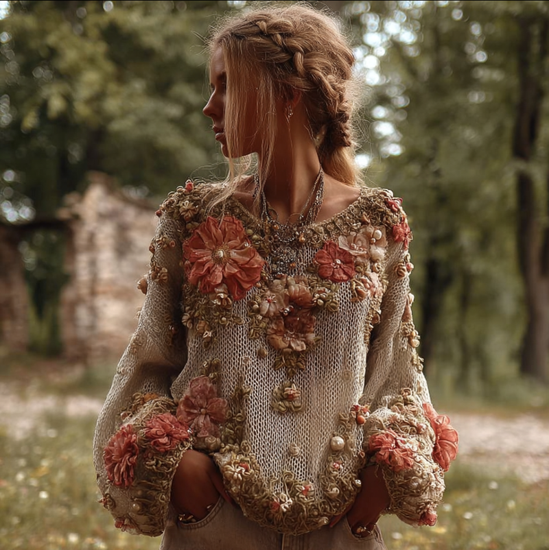 Gracefully Designed Sweater