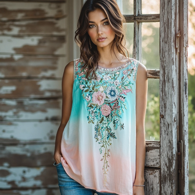 Timeless Vintage Style Top