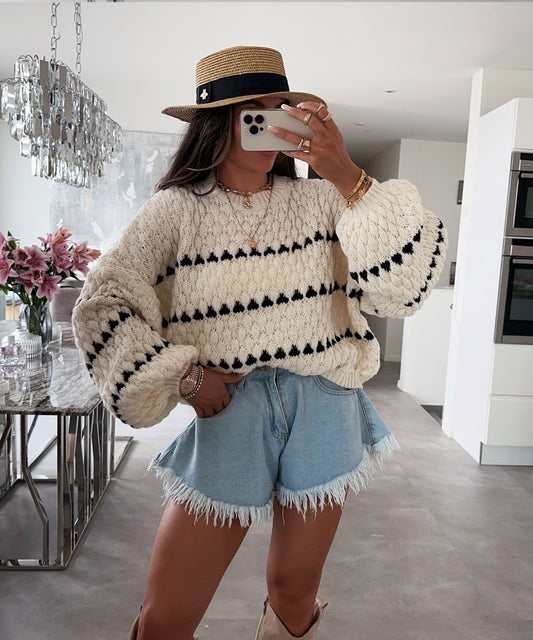 Sabrina® | Chunky knit sweater