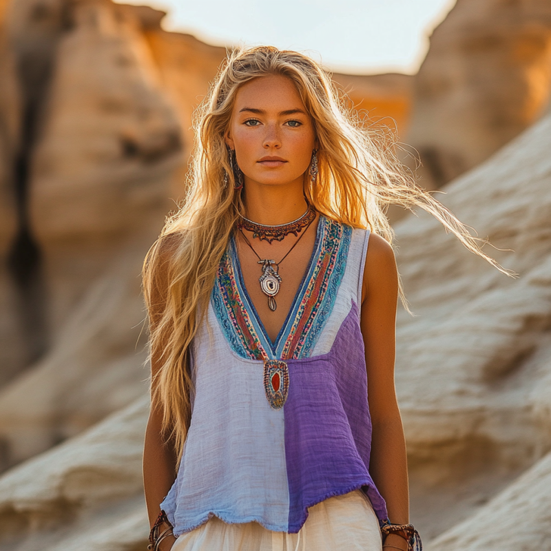 Timeless Vintage Style Top