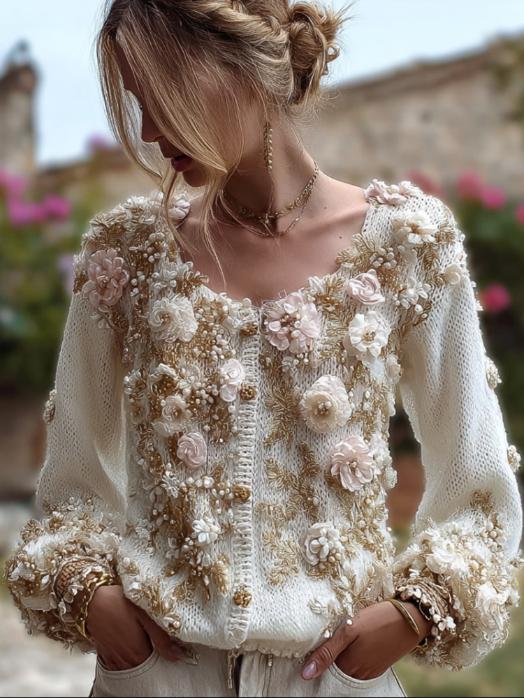Gracefully Designed Sweater