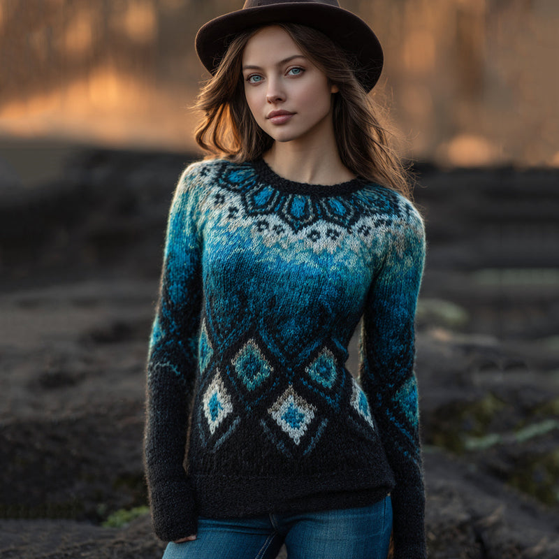 Gracefully Designed Sweater
