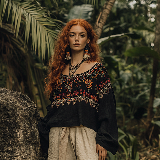 Timeless Vintage Style Blouse