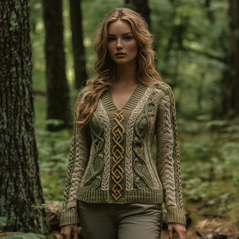 Gracefully Designed Sweater