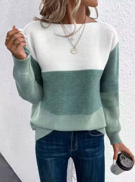 Rafaela® | Tri-color knitted sweater