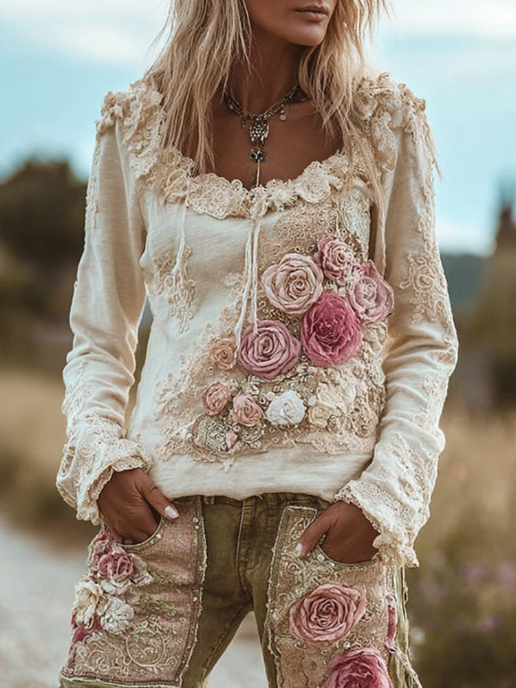 Timeless Vintage Style Top