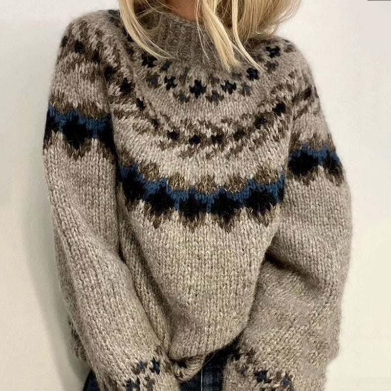 Vintage Fairman Island Jacquard Sweater elevenforest