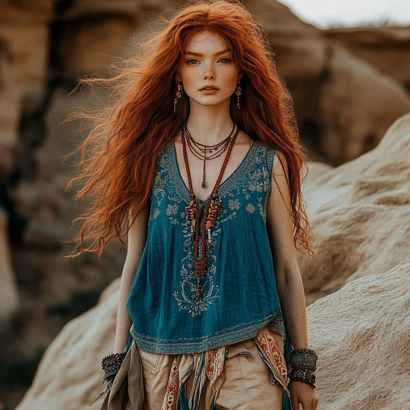 Timeless Vintage Style Top