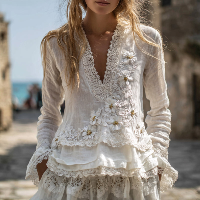 Timeless Vintage Style Top