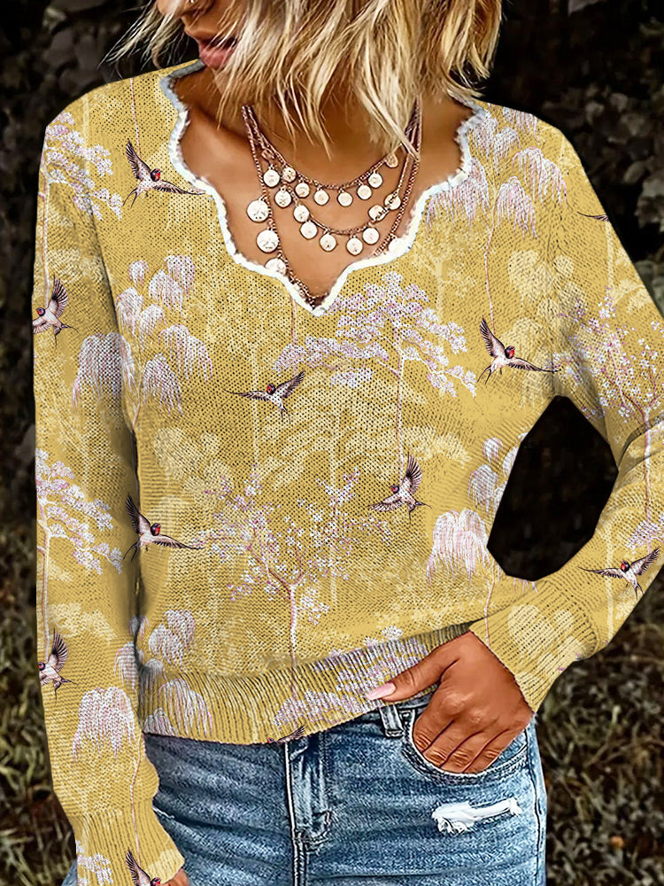 Gracefully Designed Sweater