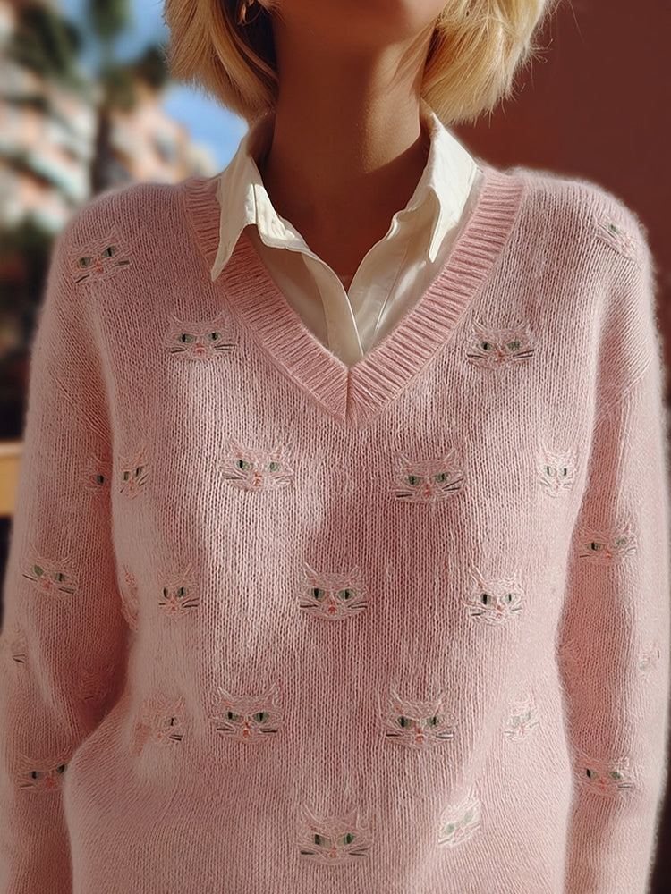 Gracefully Designed Sweater