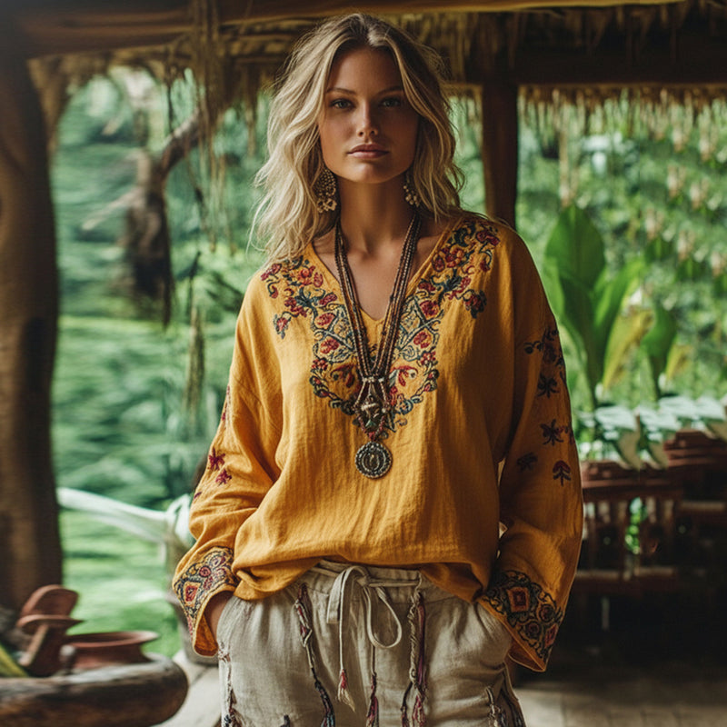 Timeless Vintage Style Blouse