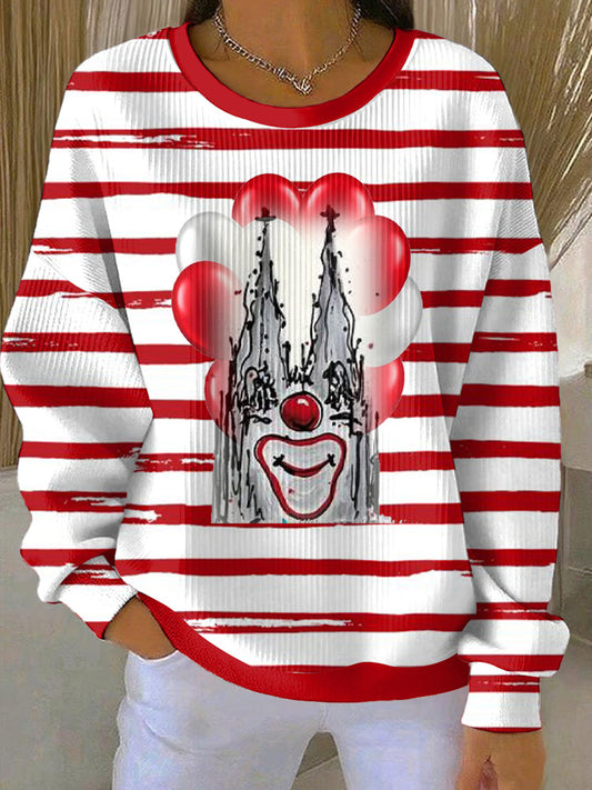 Comstylish Frauen Deutschland Köln Karneval Print Casual Sweatshirt