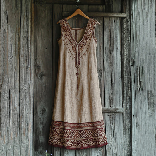 Vintage Viking Celtic Art Cozy Tank Dress elevenforest