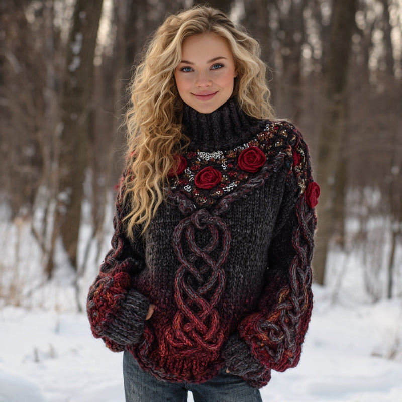 Gracefully Designed Sweater