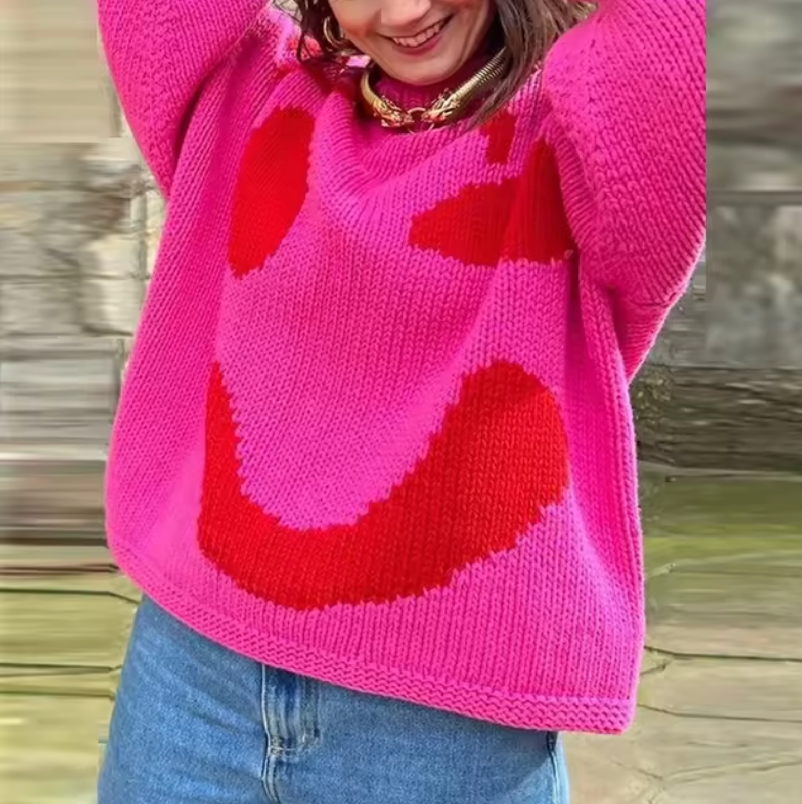 Ursula® | Oversized cotton knit sweater
