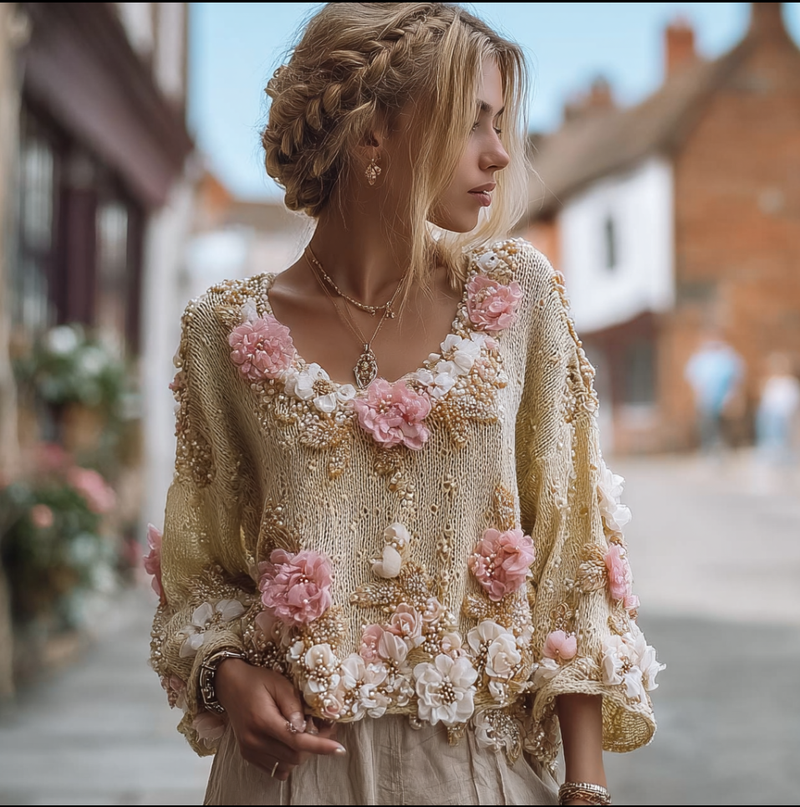 Gracefully Designed Sweater