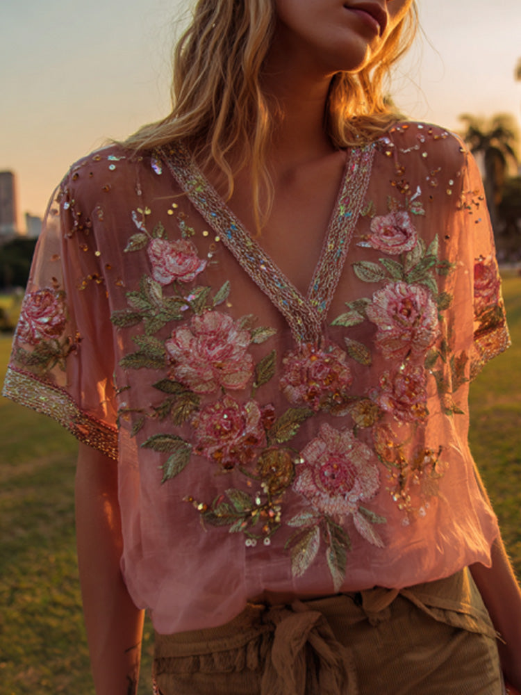 Timeless Vintage Style Top