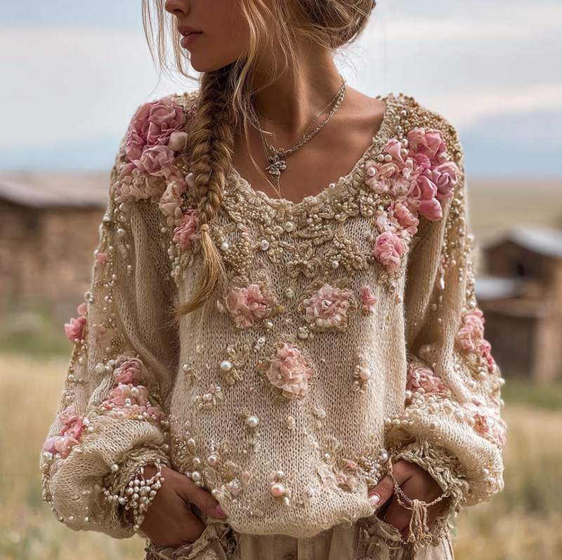 Gracefully Designed Sweater