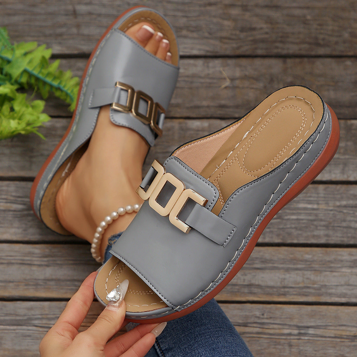 Vintage Inspired Orthopedic Sandals
