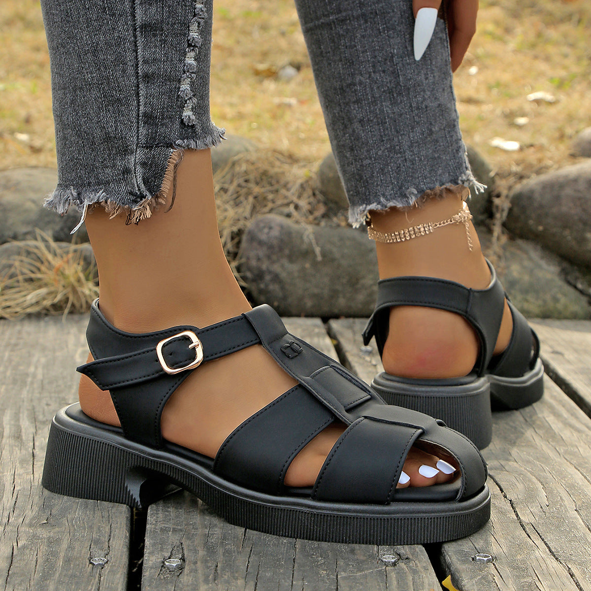 Classic Orthopedic Sandals with Timeless Style