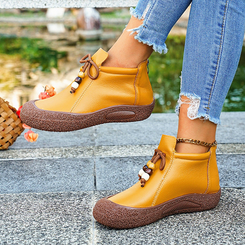 Classic Orthopedic Boots with Timeless Style