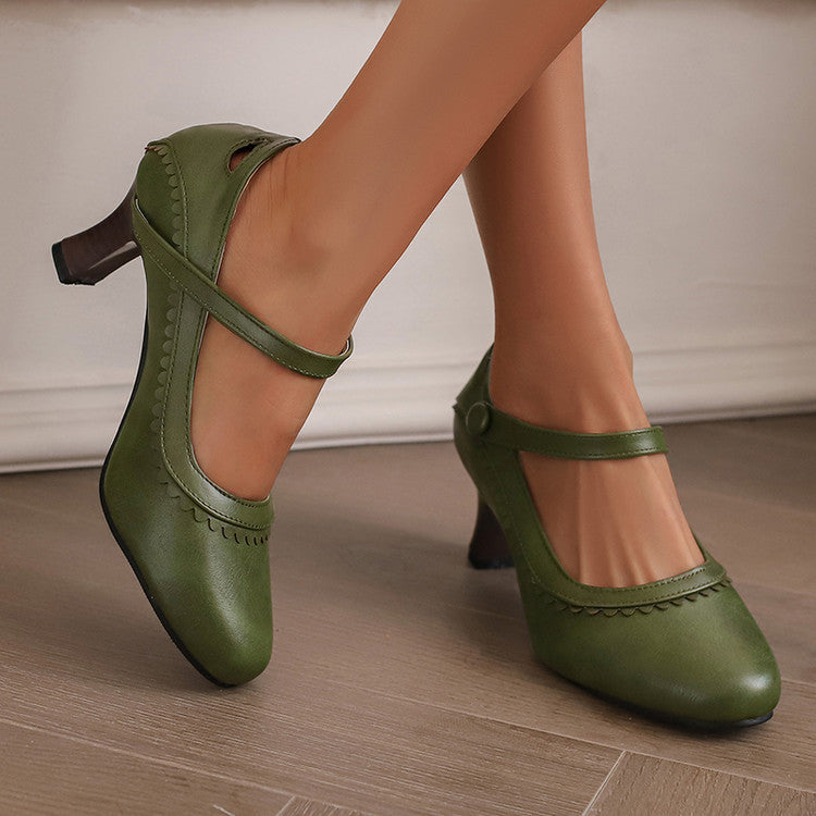 Classic Orthopedic Heels with Timeless Style