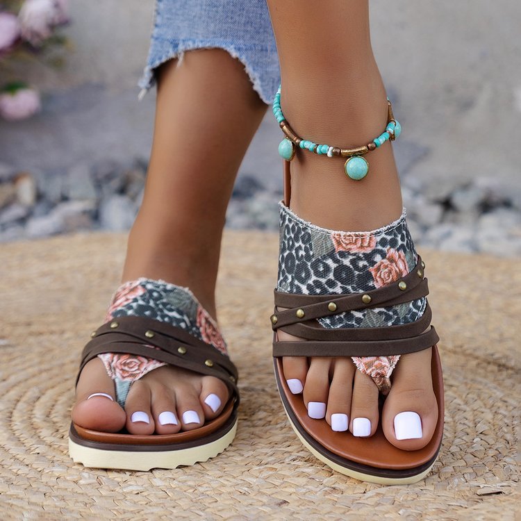 Vintage Inspired Orthopedic Sandals