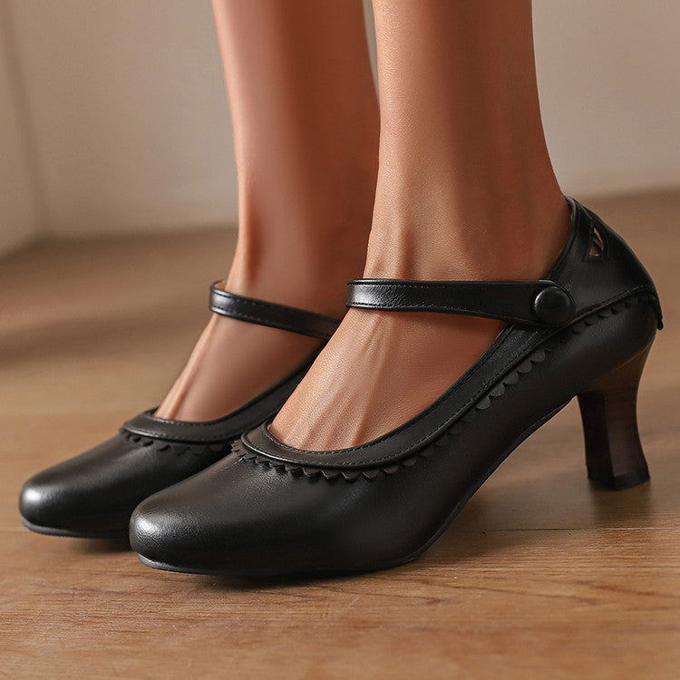 Classic Orthopedic Heels with Timeless Style