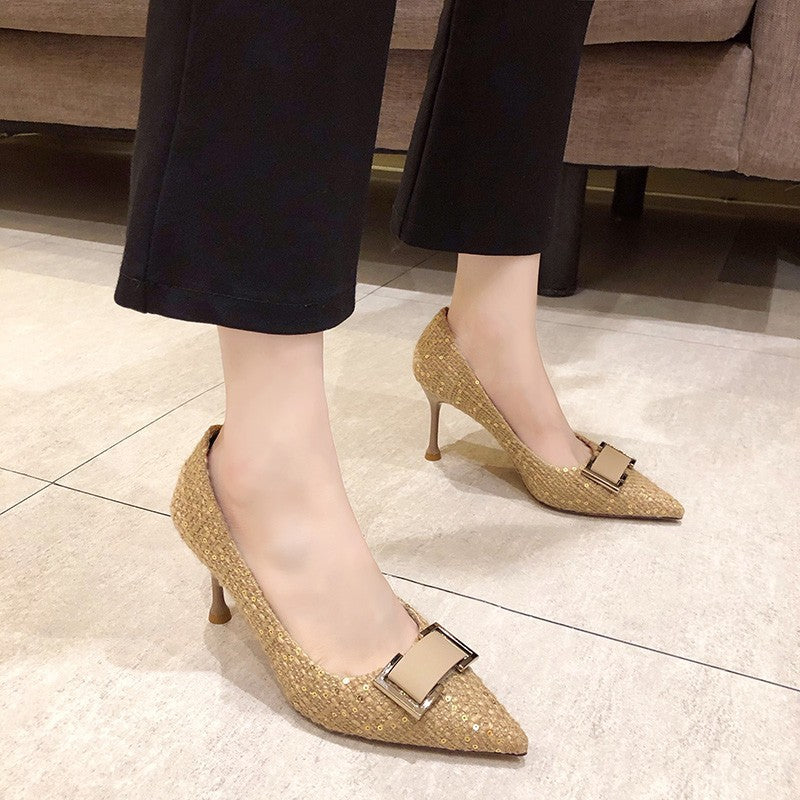 Chic Orthopedic Heels with Unique Design