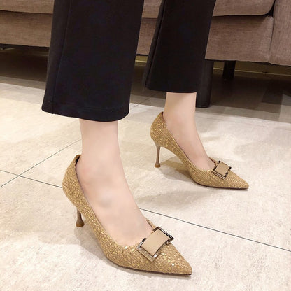 Chic Orthopedic Heels with Unique Design