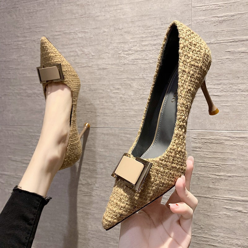 Chic Orthopedic Heels with Unique Design