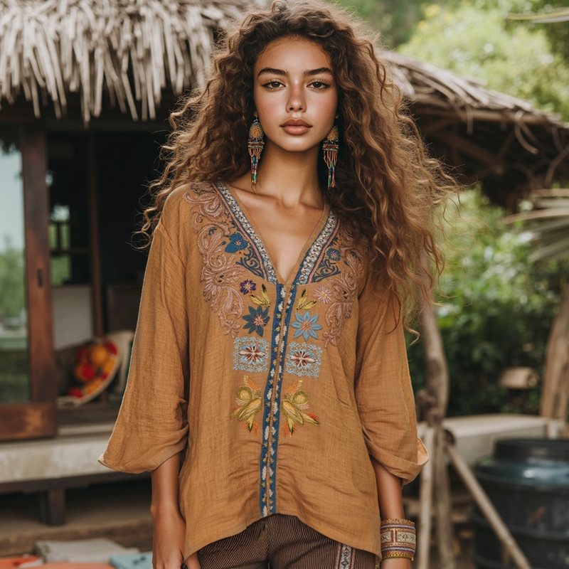 Timeless Vintage Style Blouse