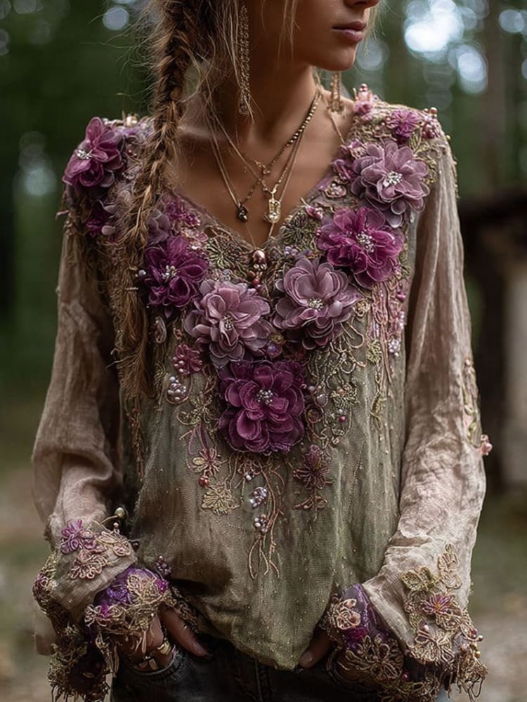 Timeless Vintage Style Top