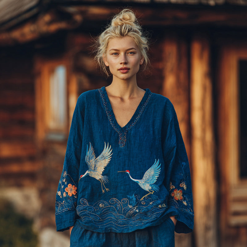 Timeless Vintage Style Top