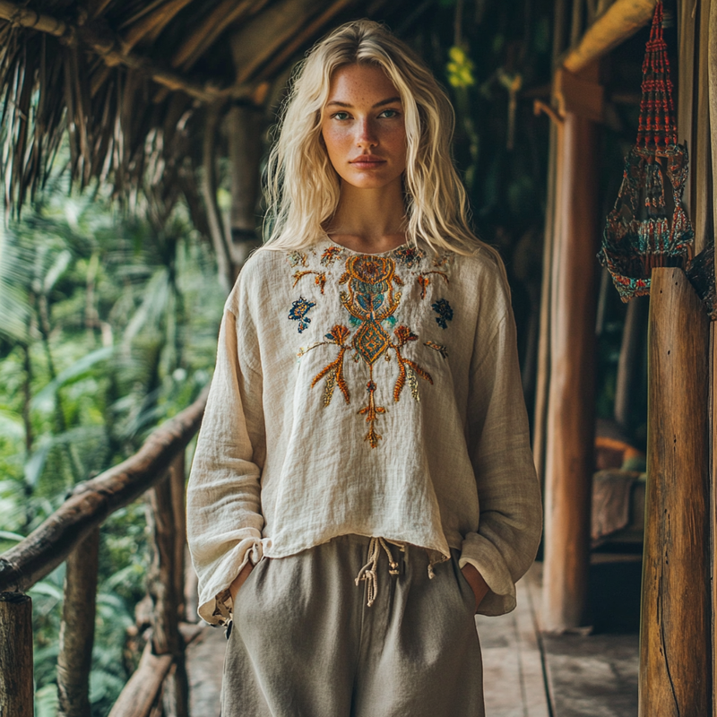 Gracefully Designed Blouse