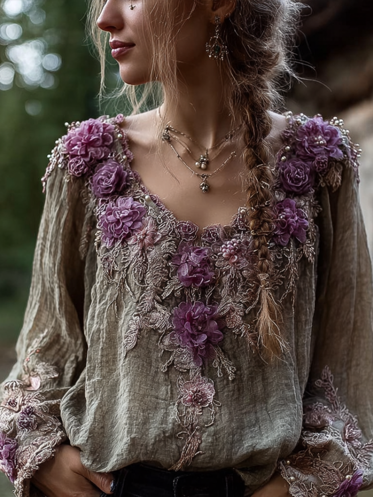 Timeless Vintage Style Top