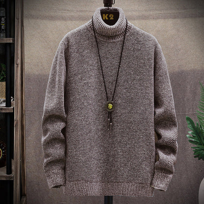 Men's Turtleneck Casual Pullover Sweater elevenforest