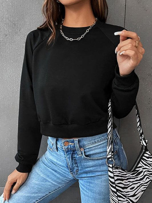 Sierra® | Cozy Crew Neck Cropped Sweater