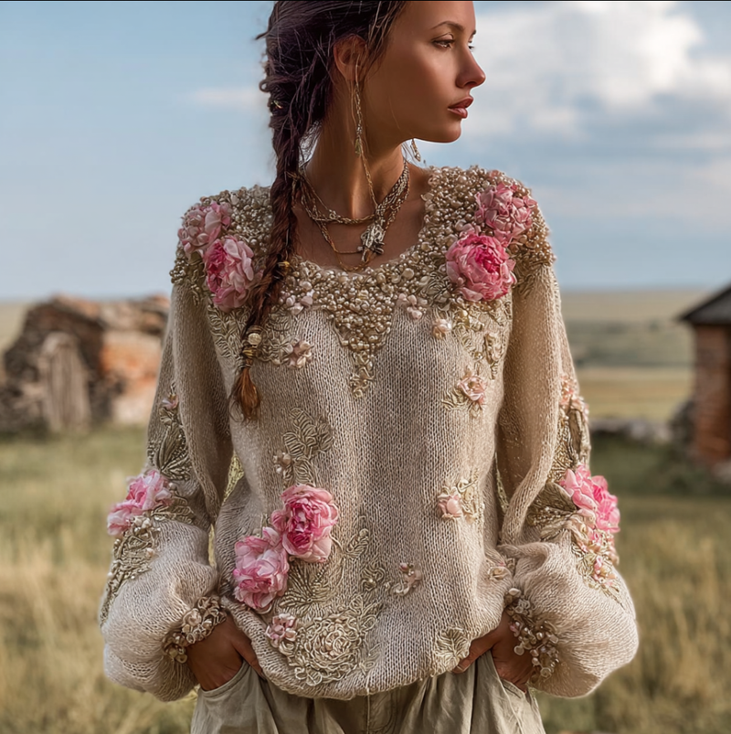 Gracefully Designed Sweater