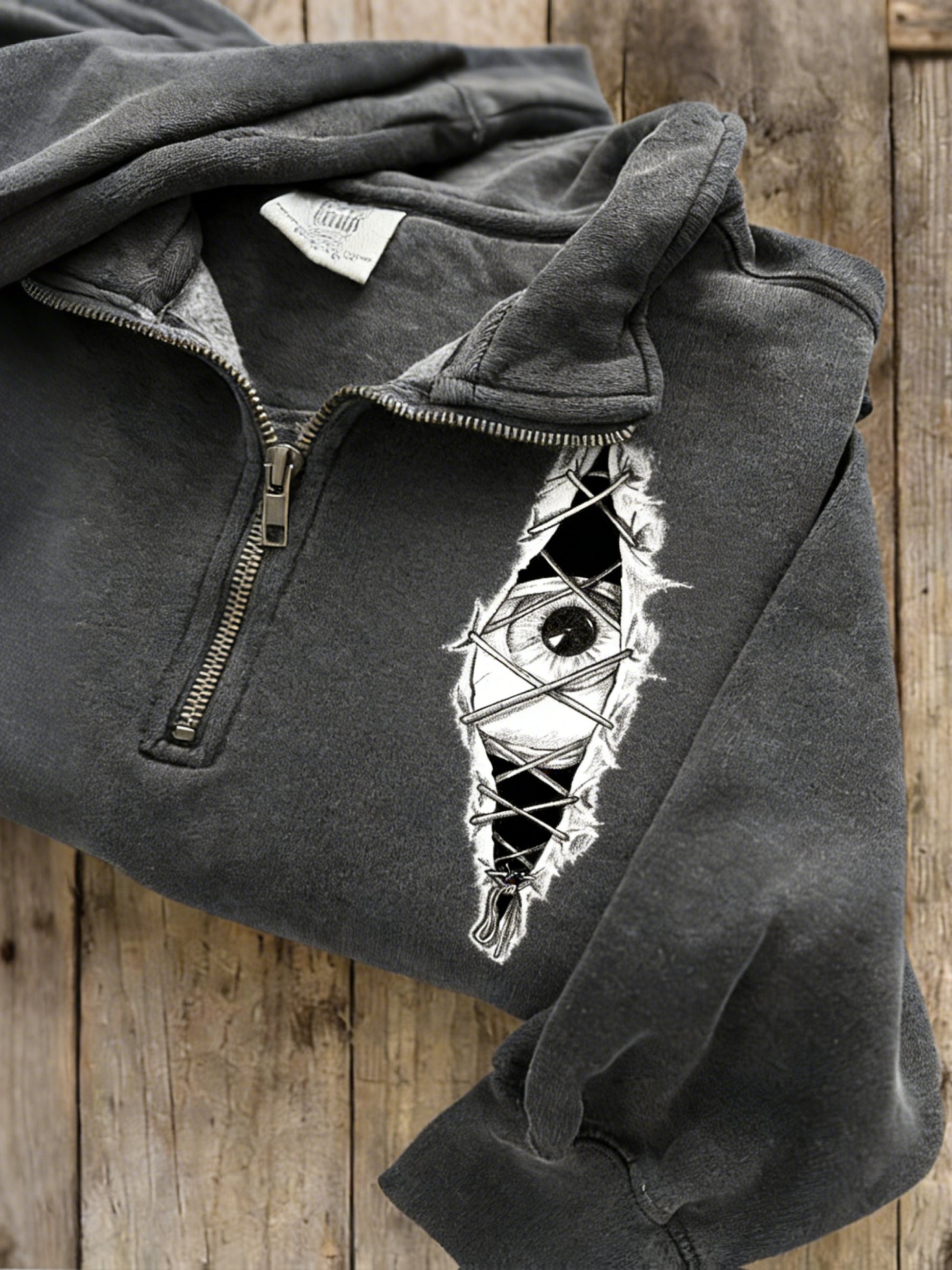 Comstylish Terror Printed Comfy Sweatshirt