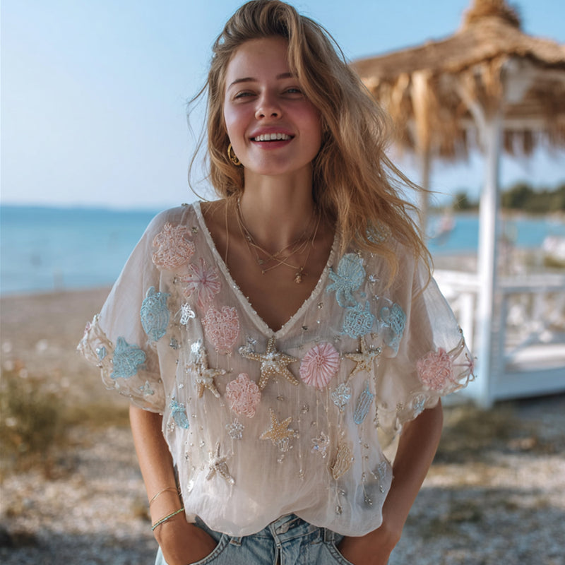 Timeless Vintage Style Top